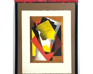 Lot 1581 After Jacques Villon offset lithograph Print. Chalcographie. 
