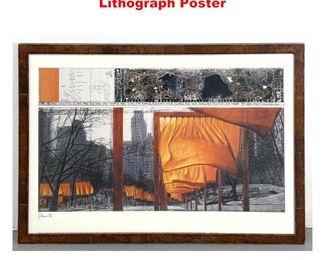 Lot 1587 Christo The gates Lithograph Poster