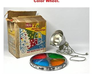 Lot 1627 Original Vintage Christmas Color Wheel. 