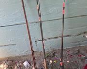 wcollection of three fishing poles3351 t
