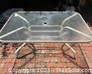 woutdoor aluminum patio table3301 t