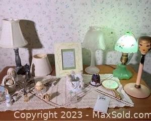 wbedroom dresser decor and lamps2861 t