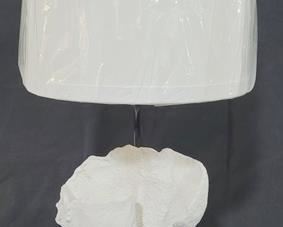24 - Chelsea House white coral 23" table lamp
