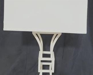 31 - Chelsea House white 31.5" tall table lamp
