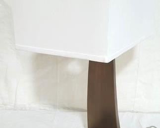 34 - Wildwood asymmetric 28" table lamp with USB port, some dirt on shade

