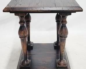 70 - Alden Parkes Chatsworth end table 26 x 22 x 22
