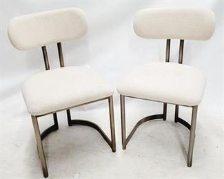 72 - Union Home pair of Shay chairs 33 x 17 x 18.5 some dirt on upholstery
