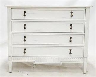 74 - Alden Parkes Provencal 4 drawer chest 34.25 x 42 x 20
