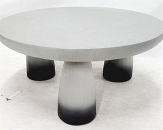 91 - Union Home Bowlero concrete cocktail table 15 x 32
