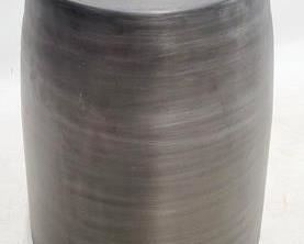 103 - Union Home Pebble round metal accent table 18 x 15
