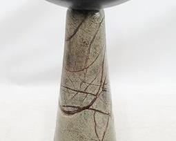 117 - Union Home marble base accent stand 22.25 x 10
