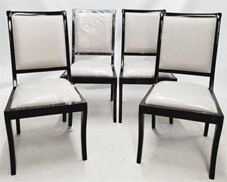 131 - Alden Parkes set of 4 Helene side chairs 39 x 19.5 x 20
