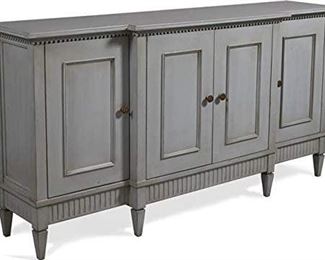 134 - Alden Parkes Elliott buffet in french gray 39 x 77.5 x 18.5
