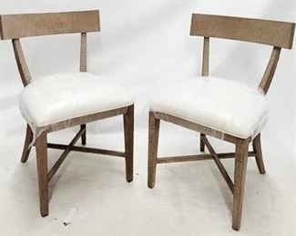 139 - Alden Parkes pair Cleo chairs 32.5 x 21 x 18
