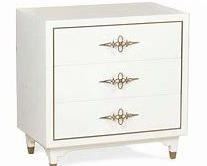 159 - Alden Parkes Allegra 3 drawer bedside chest 32 x 32 x 20

