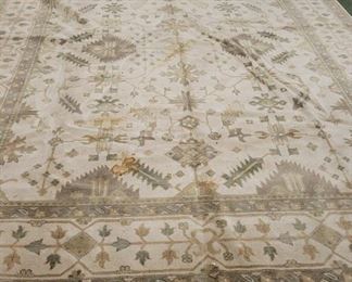 333r - 10.2 x 14.2 Oushak rug Does have stains - see photo
