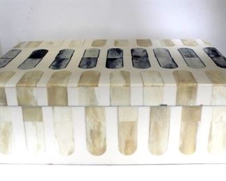 373 - Chelsea House inlaid storage box - 4 x 12 x 8
