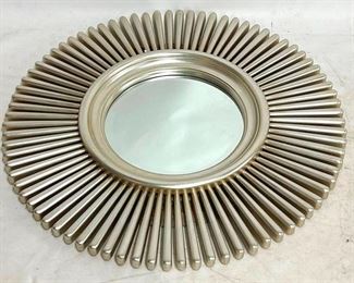 500 - Alden Parkes 33" round sunburst mirror
