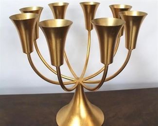 555 - Chelsea House large metal candelabra 15.25 x 15
