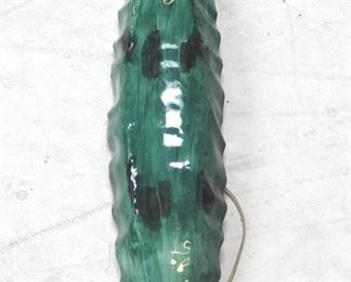 1137 - Chelsea House metal leaf / light fixture - 7 x 32
