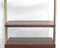 1172 - Union Home tall bookcase with 2 drawers - AS IS 92.5 x 31 x 18 Door at bottom will not stay closed, hinges need work
