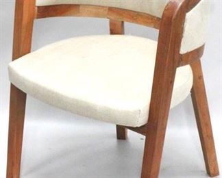 1181 - Union Home barrel chair some separation in back of chair 31.5 x 23.5 x 19
