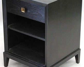 1204 - Union Home black one drawer bedside stand 29 x 20 x 20
