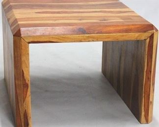 1277 - Live wood grain accent table - 16.75 x 22.75 x 28

