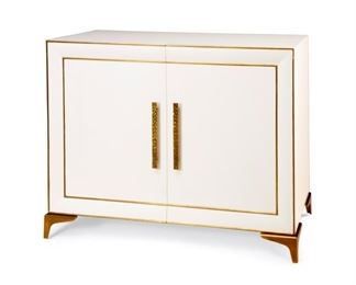 1362 - Alden Parkes Tiffany cabinet, 2 door 33 x 42 x 18
