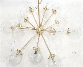 1744 - Robert Abbey brass starburst hanging fixture 43 x 40
