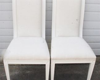 1757 - Alden Parkes Pair of Chairs 20" x 21" x 40.4"
