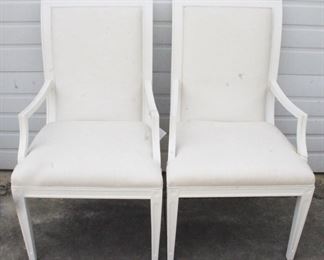 1762 - Alden Parkes Pair of Chairs 23" x 26" x 40.5"
