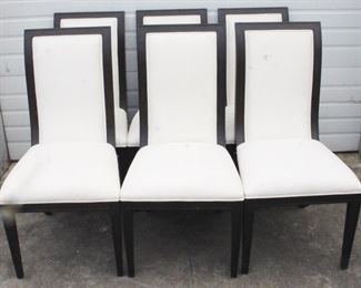 1772 - Alden Parkes Set of 6 Dining Chairs 20" x 21" x 41.5"

