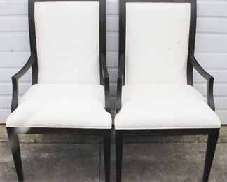 1773 - Alden Parkes Pair of Arm Chairs 24" x 21" x 40.5"
