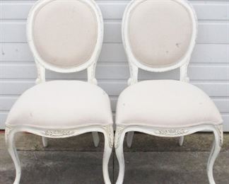1779 - Adlen Parkes Pair of Chairs 20" x 20" x 39"
