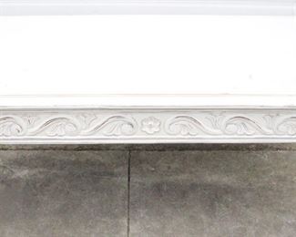 1783 - Alden Parkes White Coffee Table 48" x 24" x 19"

