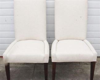 1800 - Alden Parkes Pair of Chairs 22" x 20" x 42.5"
