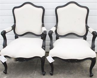 1806 - Matching Pair of Alden Parkes Arm Chairs 26" x 23" x 41"
