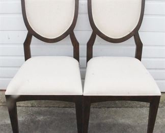 1810 - Alden Parkes Pair of Chairs 19" x 19" x 39"

