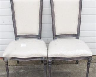 1811 - Alden Parkes Pair of Chairs 21" x 20" x 43"

