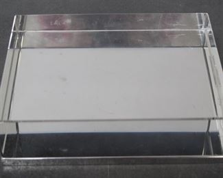 2004 - Chelsea House Glass Paperweight - 2.5" x 6" x 8"
