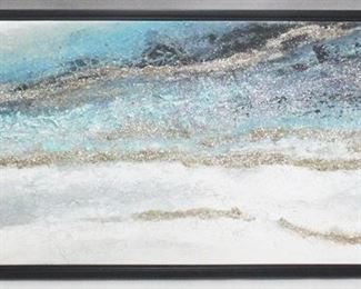 3224 - Three Hands Framed Canvas Artwork 20" x 71"
