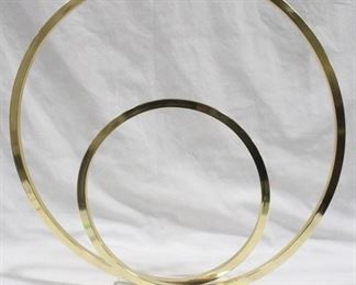 3276 - Gold Three Hands Statue with Marble Base 20" tall
