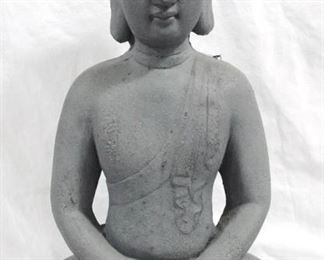 3309 - Gray Three Hands Buddha Statue 26" tall
