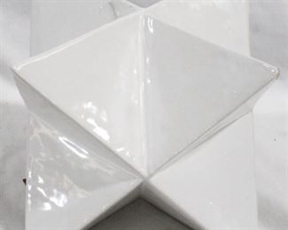 3413 - White Three Hands Decorative Figure 7" tall
