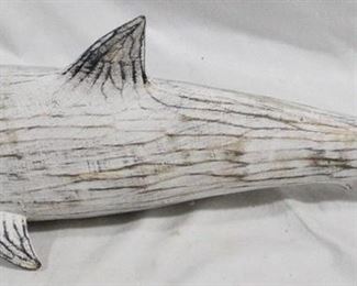 3428 - Three Hands Shark Figure (As is/Broken Nose) 24" long
