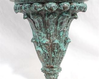 3506 - Cast Metal Shelf (As is/Bent Corner) 14.5" x 11"
