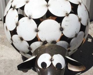 7002 - Metal Ball Shape Sheep 26" long
