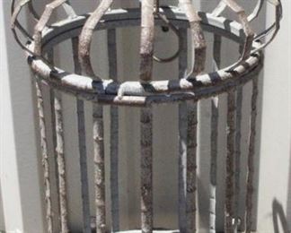7019 - Metal Lantern Cage 20" tall

