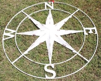 7020 - Metal Compass Star 42" round
